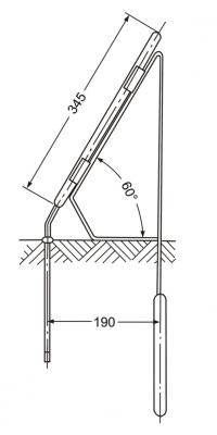 Earth depth thermometer